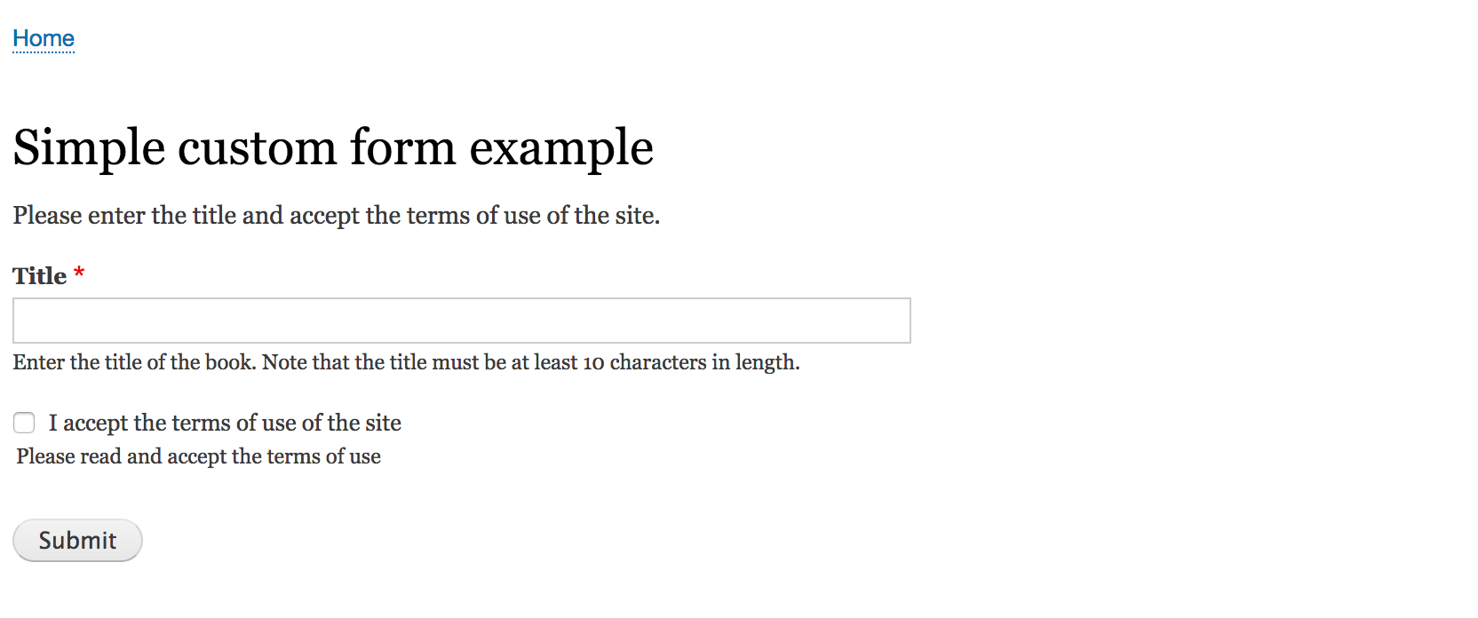 drupal 8 custom form