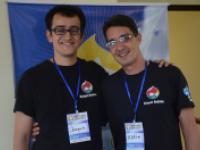 Drupal Camp Bolivia - With my dear friend Joaquín Bravo